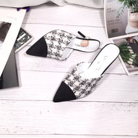 S-shoe Women's Chunky Thick Slippers-Summer Sandals Peep Toe Slip On Casual Shoes