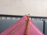 A-accessories MIU MIU NO.5MF001 15.5X10.5cm Envelope Style Leather Case Front Pocket Wallet Super Thin Fashion Card Holder With ID Card Slots