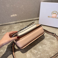 M-Handbag M.K 23-16cm Women Designer Rivet Shoulder Bag Ladies Top Handle Clutches Handbags Purse