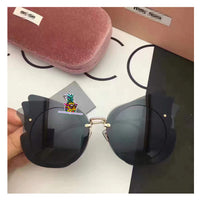 S-sunglasses MIU MIU Frameless Overlapping piece Gradient Fashion sunglasses for SMU02S