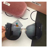 S-sunglasses MIU MIU Frameless Overlapping piece Gradient Fashion sunglasses for SMU02S