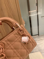 M-Handbag Dior 18cm Purses and Handbags for Women Top Handle Satchel Shoulder Bags for Ladies