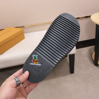 S-shoe Louis Vuitton Women Sandals Summer New Thick Heel Platform Sole Shoes Female Summer Flat Casual Shoes Fashion Sports Beach Women's Slippers Heels Women Platform Sandals Female Thick Bottom Shoes Wedge with Open Toe
