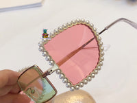S-sunglasses JINNNN X PERCY LAU BAMBI SUNGLASS FEATURING A METALLIC BRIDGE AND NYLON LENSE