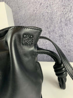 H-bag Loewe Women's Hammock Flamenco Knot Mini Bag Varsity Small Bag Leather Shoulder Bag Handbag