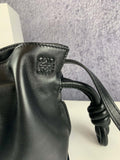 H-bag Loewe Women's Hammock Flamenco Knot Mini Bag Varsity Small Bag Leather Shoulder Bag Handbag