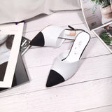 S-shoe Women's Chunky Thick Slippers-Summer Sandals Peep Toe Slip On Casual Shoes