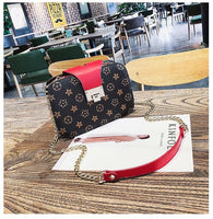L-package Women's Canvas Designer PU Waist Purse Belt Bag Fashion Personality Messenger Chest Bag