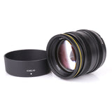 E-Electronic Kamlan lens 50mm F1.1 APS-C Large Aperture Manual Focus Lens Standard Fixed Focus APS-C Frame Mirrorless Lens Cameras lentille Camera Lens For Canon EOS-M NEX Fuji X M4/3 Cameras