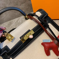 M-Handbag Hermès 28-23cm Womens Soft Leather Purses and Handbags Crossbody Bags Multifunctional Shoulder Bag Satchels for Women