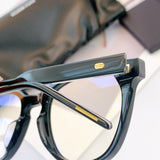 S-sunglasses 2021 Monster Square Anti Radiation Glasses For Kubo With White Round Case Replaceable for Lens Eyewear Eyeglass Glasses Non Graded Lens Eyewear for Women and Men