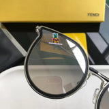 S-sunglasses Fendi Aviator Large Metal Unisex Sunglasses Designer Polarized 100% UV Protection For 0387