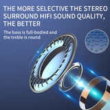 E-electronic BQC-01 TWS BT5.1 Bluetooth Earphones Touch Control Wireless Headphones with Charging Case Headsets 9D HiFi Stereo Bluetooth Earbuds for Mobile Phone Sport Earphone Earbuds