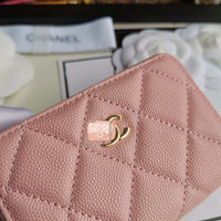 A-accessories NO.69271 7.5-11.5-2.5cm Small Wallet for Women PU Leather Leaf Pendant Card Holder Organizer Zipper Coin Purse