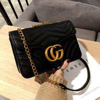 L-package GC Marment Style 446744 Woman Shoulder Bag Crossbody Lattice Leather Purse matelassé mini bag