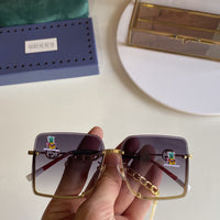 S-sunglasses gucci Mens Polarized Sunglasses Half-rim Sports Sun Glasses For GG3328 Half-Rimmed Sunglasses Matching Pendant For Women Retro Sun glasses Semi-Rimless Square Eyewear