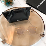 S-sunglasses 2021 Monster Glasses For Reme With White Round Case Women Square Metal Sunglasses Men Retro Small Square Sun Glasses Female Glasses Frame Shades Eyeglass