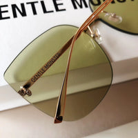 S-sunglasses New GM Rounded Metal Frame Unisex Stylish Square Eyeglasses Glasses Clear Lens Women Men Eyewear FOR MODMO