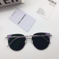 S-sunglasses New Gentle Monster man or Women eyeware UV400 Retro Flatba Sunglasses Classic Small Round Metal Frame For MIMICHIC
