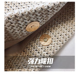 L-package Women PVC Transparent Handbag Tote Bamboo Handles Summer Beach Bag Bucket Shoulder Bag Crossbody Bag Cosmetic Shoulder Handbag