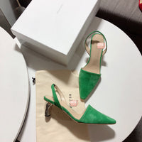 S-shoe R.E.J.I.N.A P.Y.O Women Casual Cusp Toe High Heeled Pumps Ankle Strap Shoes