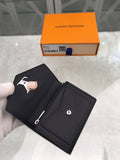 A-accessories NO.M62948 8.5-12.0-1.5cm Louis Vuitton Women's Short Purse Leather Medium Wallet Bifold Card Coin Holder Small Purses Buckle Zipper