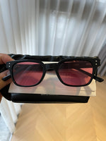 S-sunglasses Ready Stock Korean Style Polarized Retro Driving Anti-UV Square Shades  For Leroy Tinted Rectangular Silhouetted Green Acetate Frame Shades Glass Authentic Sun Protection Sunnies Circular Studs Glasses Men UV400
