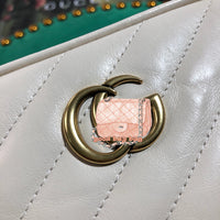 H-bag GUCCI Marmont mini shoulder women bag  6.5"W x 7.5"H x 3"D Style 550155