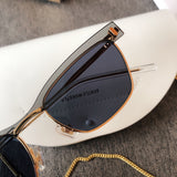 S-sunglasses Free Ship V Brand KALO Top Quality Metal Full Frame Designer Sunglasses For Women UV400 Protecton Mirror Sunglass with black case