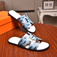 S-shoe H.e.r.m.e.s Spring Summer Style Women Shoes Large Size Line-styled Open Toe Block Sandals Women's Printing Sandals Beach Shoe Slippers Summer Soft Footwear Female Water Shoes Slides Outdoor Rubber Flat