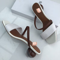 S-shoe N.E.O.U.S Women's Dancing Sandals Fashion Rumba Waltz Prom Latin Salsa Party Shoes Low-Heel Sandals