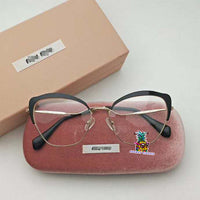 S-sunglasses MIU MIU Cateye Metal Women Eyeglasses Protection & Designer Style for 54P