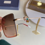 S-sunglasses gucci Mens Polarized Sunglasses Half-rim Sports Sun Glasses For GG3328 Half-Rimmed Sunglasses Matching Pendant For Women Retro Sun glasses Semi-Rimless Square Eyewear