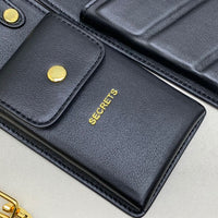 H-bag Fendi BELT Black leather belt Length:120 Height:21,5 Depth:0