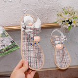 S-shoe Women's sandals Flat Thong Sandals Beach Bohemia Shoes Ankle Buckle for Women