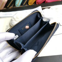 A-accessories NO.69271 7.5-11.5-2.5cm Small Wallet for Women PU Leather Leaf Pendant Card Holder Organizer Zipper Coin Purse