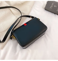 L-package 22-17-8cm Women's Leather Wristlet Mini Crossbody Bag Small Shoulder Bag Clutch Purse with Card Slots