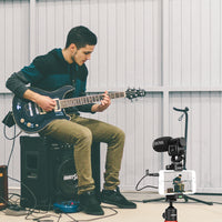 E-Electronic Boya By-Bm3011 Broadcast Microphone With Windshield For Smartphones Cameras Camcorders Audio Recorders PCs