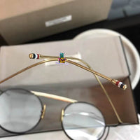 S-sunglasses New Unisex Sunglasses  Round Frame Gold master craftsmanship for Thom Browne TBS111