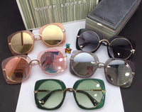 S-sunglasses s.u.p.e.r.l.o.v.e.r.s Round Sunglasses for Women, UV400 Protection, Light Weight, Pouch included for SL039