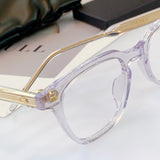 S-sunglasses 2021 Monster Square Anti Radiation Glasses For Kubo With White Round Case Replaceable for Lens Eyewear Eyeglass Glasses Non Graded Lens Eyewear for Women and Men