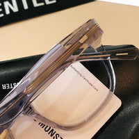 S-sunglasses Anti Radiation Computer Glasses For Volta Women Rectangular Black Acetate Frame Eyewear Anti Blue Light Blocking Ray Wellington Style Glasses Optical Spectacle Eyeglass Replaceable Lenses For Adult 99.9% UV Protection Blue Light
