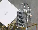 H-bag News  LADY Dior LAMBSKIN TOTE BAG Cannage 20 x 17 x 9cm
