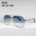 0416 France Style Oval Pure Titanium Sunglasses Double Bridge Women Top-end Original Brand Luxury Eyeglasses with Originals