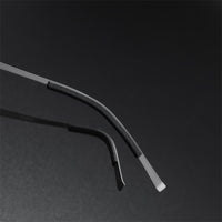 Eyeglasses Men 1176  Round Denmark Titanium No Screw Korea Glasses Frames Optical Ultra-light Business Reading Glasess For Men