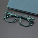 LS2060 Vintage trendy and artistic style myopia Men Women Frame Glasses  myopia  prescription oval eyeglass frame