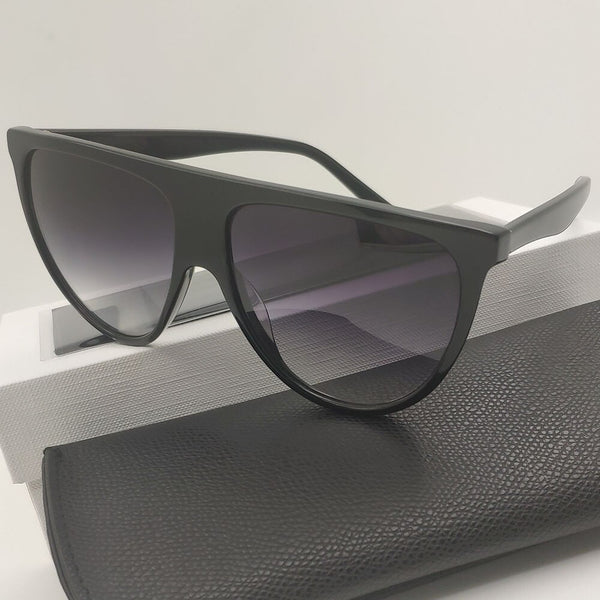 Sale 2021 New Irregular Acetate Fashion Aesthetic Sunglasses For Woman Girls Women Black Brand Designer Cool Trendy Sun Glasses