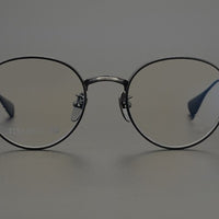 High Quality Round Glasses Frame Titanium Alloy Female Myopia Glasses Frame Men Frame Retro US Designer Brand