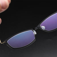 Eyeglass Frame 6512 Square Denmark Titanium No Screw Korea Glasses Frames Optical Ultra-light Business Optical Lenses For Men