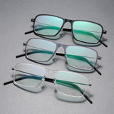 Men's Frame Glasses 6501 Denmark  No Screw Glasses Frames Optical Ultra-light Business Eyeglasses Men Titanium Eyeglass Frames